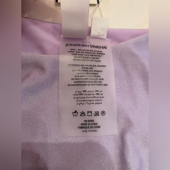 NWT Jonathan Simkhai Purple Bikini Bottom Size Medium and a Large - Picture 8 of 9